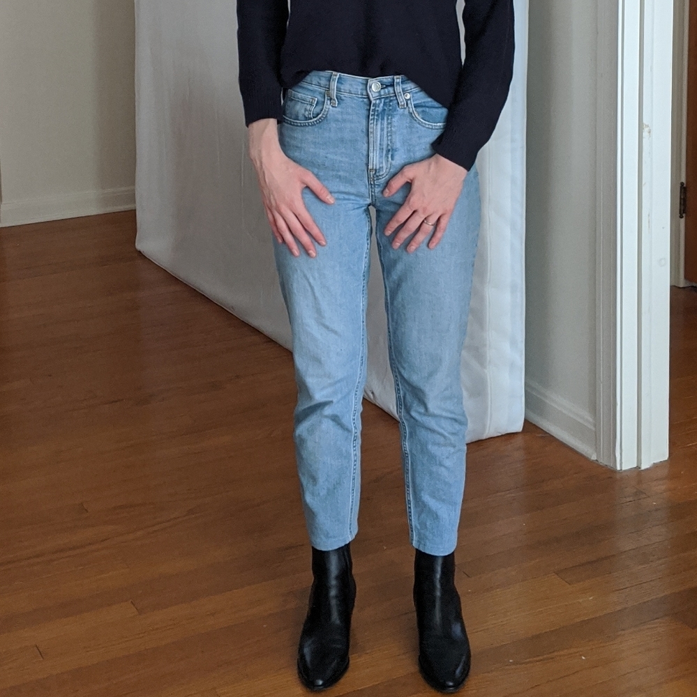 Size 26 Everlane Cheeky High Rise Straight Jean